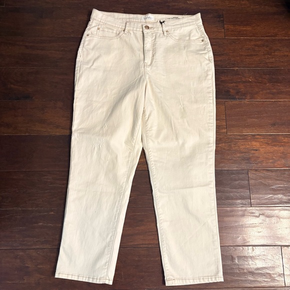 Bundle of Two pants Women's Plaid Jeans Dress & Nicole Miller Size 12 - Picture 15 of 16